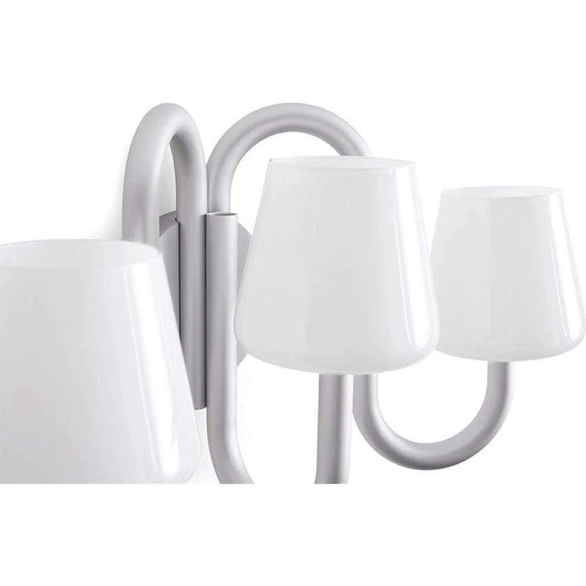 HAY Apollo Sconce Væglampe - Aluminium/Opal
