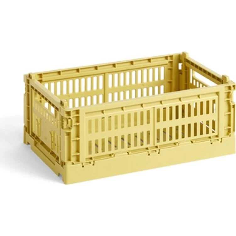 HAY Colour Crate S Opbevaringskasse - Dusty Yellow 17x26,5 cm