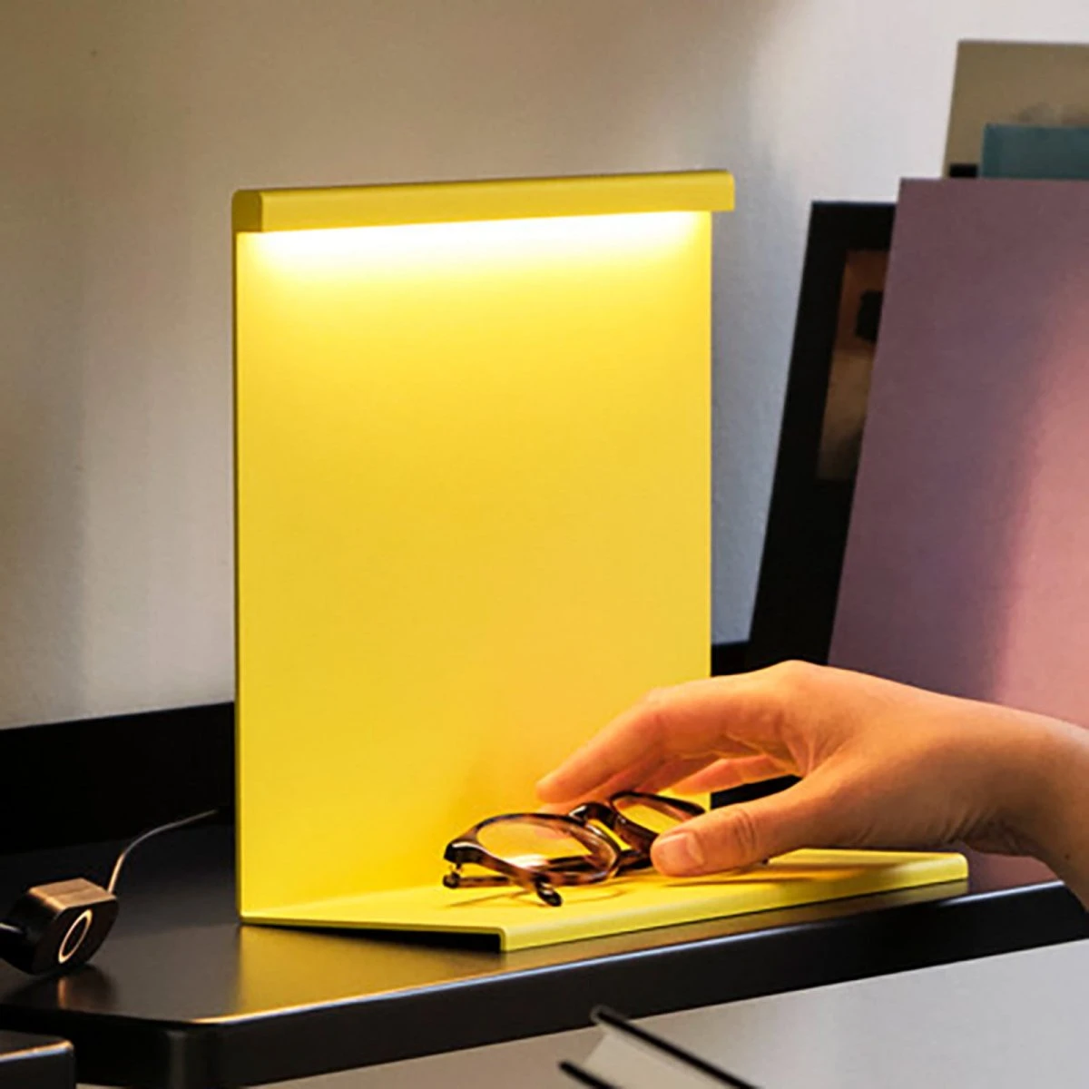 HAY LBM Bordlampe Titanium Yellow