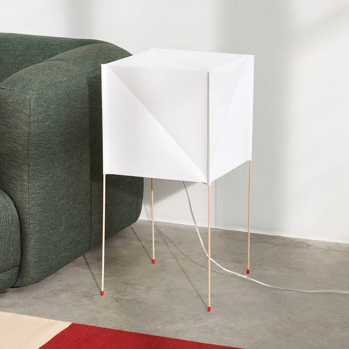HAY Paper Cube Gulvlampe - Hvid