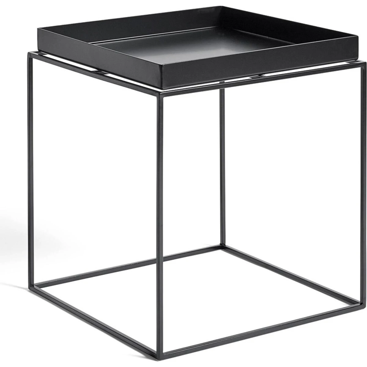 HAY Tray Sidebord Medium Sort (40x40x44 cm)