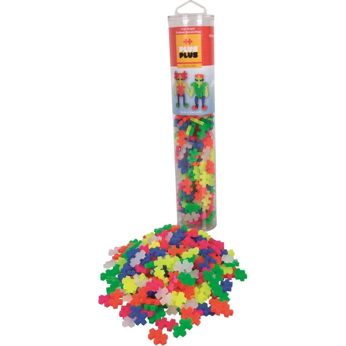 Plus-Plus Neon Mix Tube 240 dele