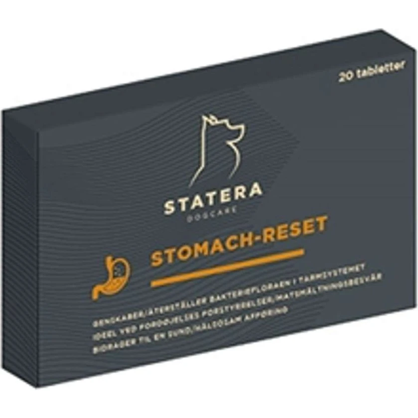 Statera Dogcare Mave-Reset - 20 tabletter