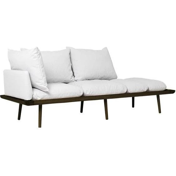 Umage Lounge Around 3-personers sofa - Mørk eg / Sterling
