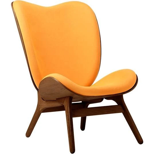 Umage A Conversation Piece Lænestol Høj - Dark Oak/Tangerine