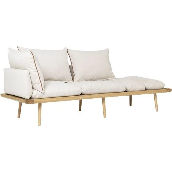 Umage Lounge Around 3-personers sofa - Eg/White Sands