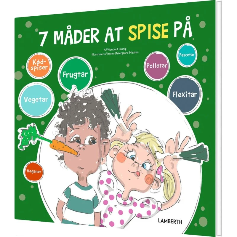 7 måder at spise på – børnebog af Vibe Juul Sannig