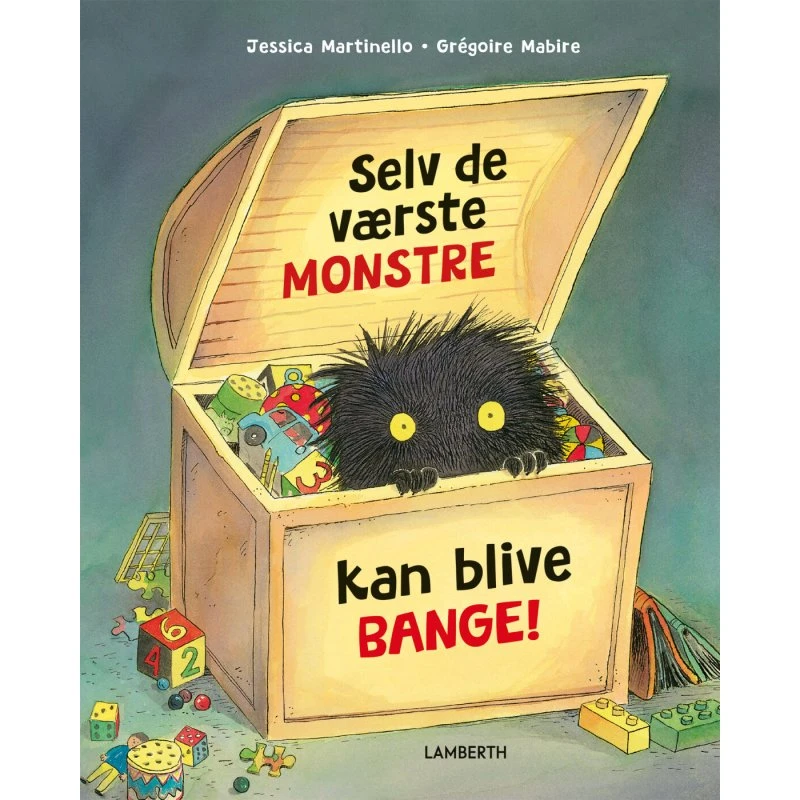 Selv de værste monstre kan blive bange – børnebog (hardcover)