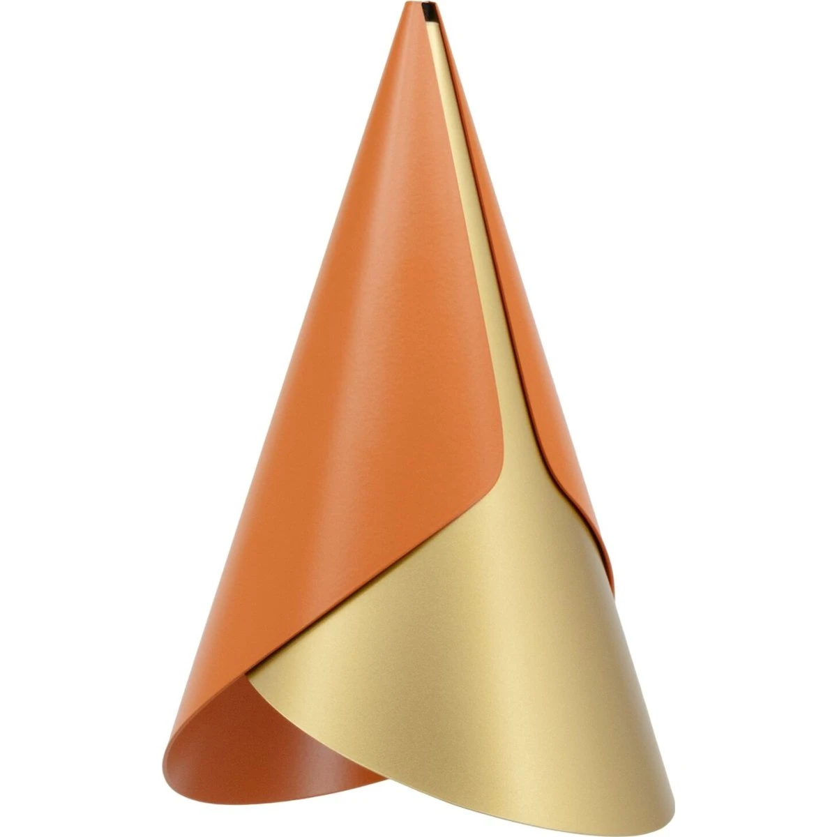 Umage Cornet Lampeskærm Nuance Orange/Messing