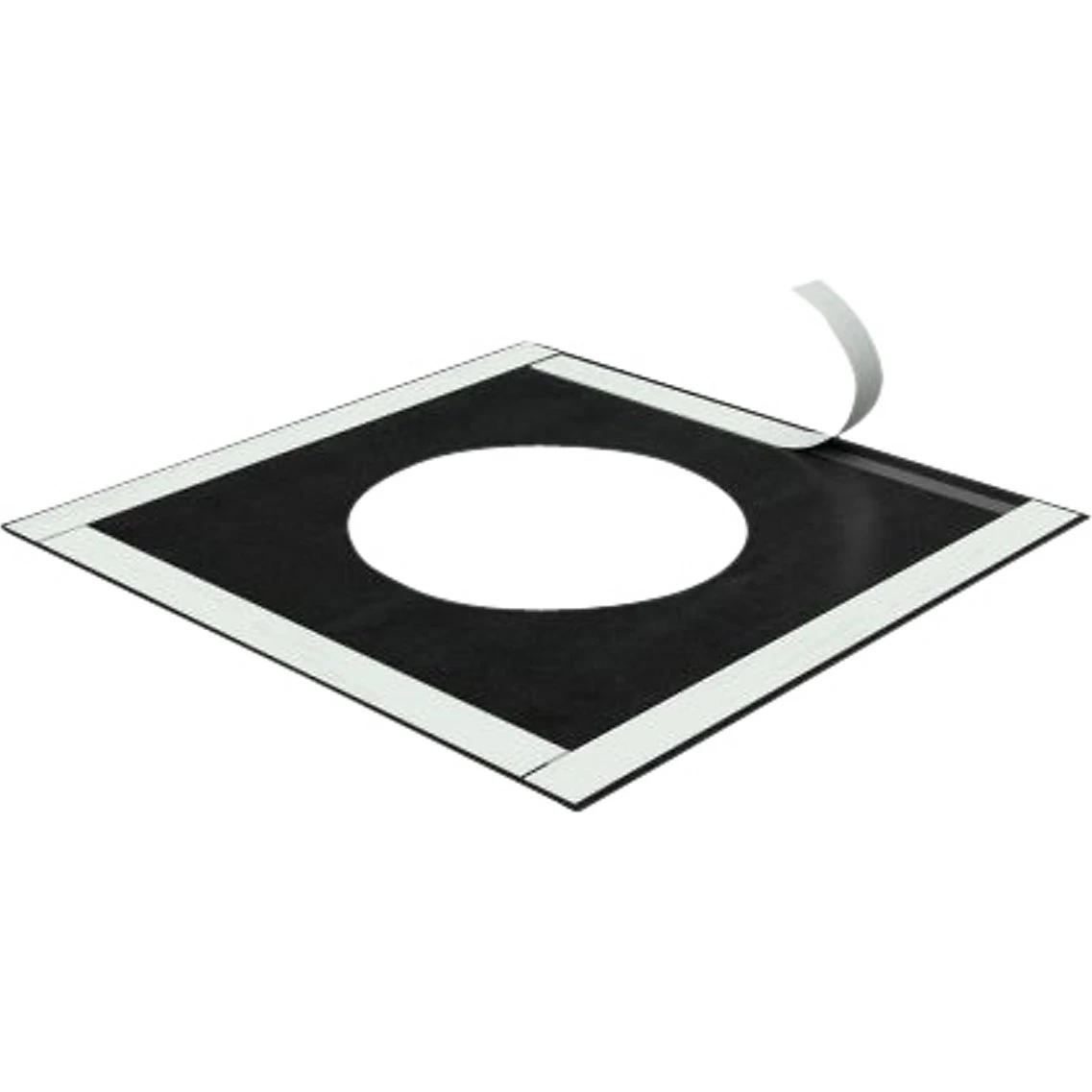 Ø100 Membrangennemføring LIGHT 200x200 mm med hul