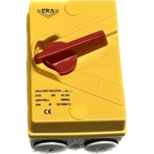 Sikkerhedsafbryder 20A 3P+N Gul IP66