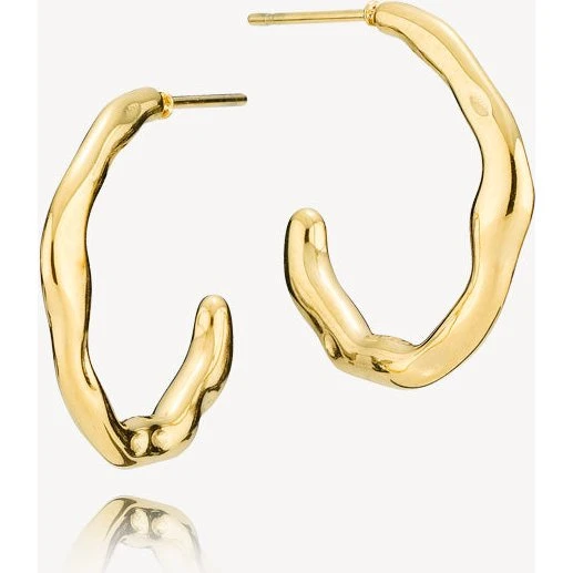 Gabi x Sistie2ND Hoops Small Forgyldt 20mm