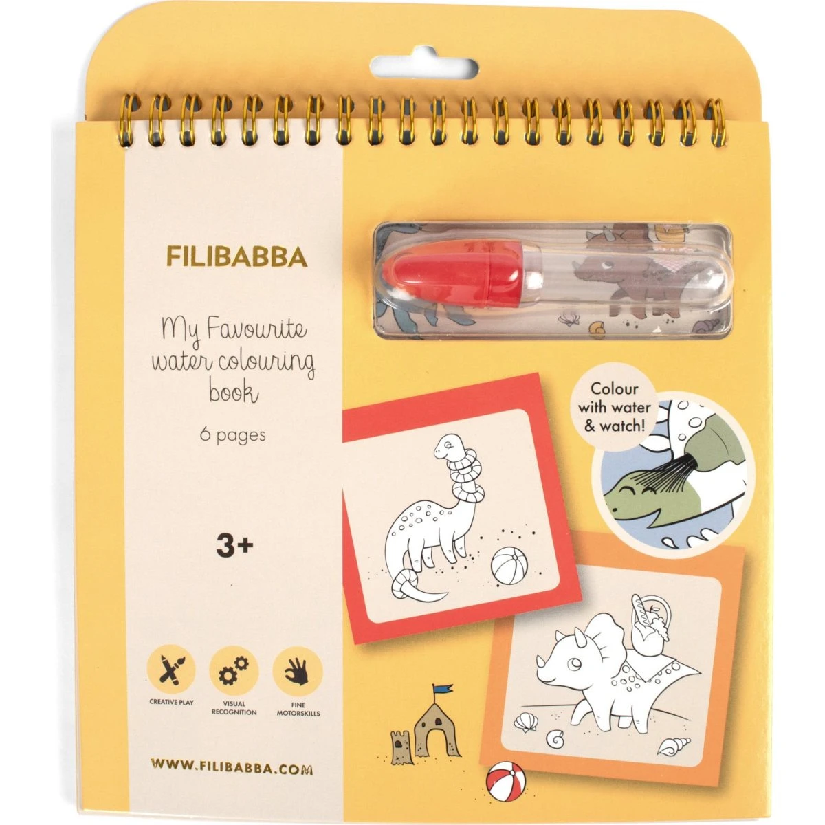 Filibabba Min yndlings vandmalebog - Dinos