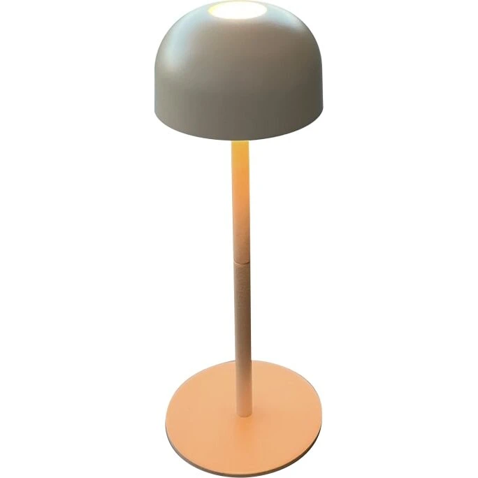 Veli Line Shine genopladelig bordlampe 25 cm, taupe