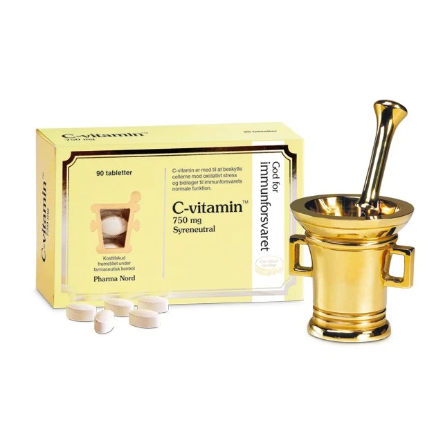 Pharma Nord C-vitamin 750 mg Syreneutral 90 tabl.