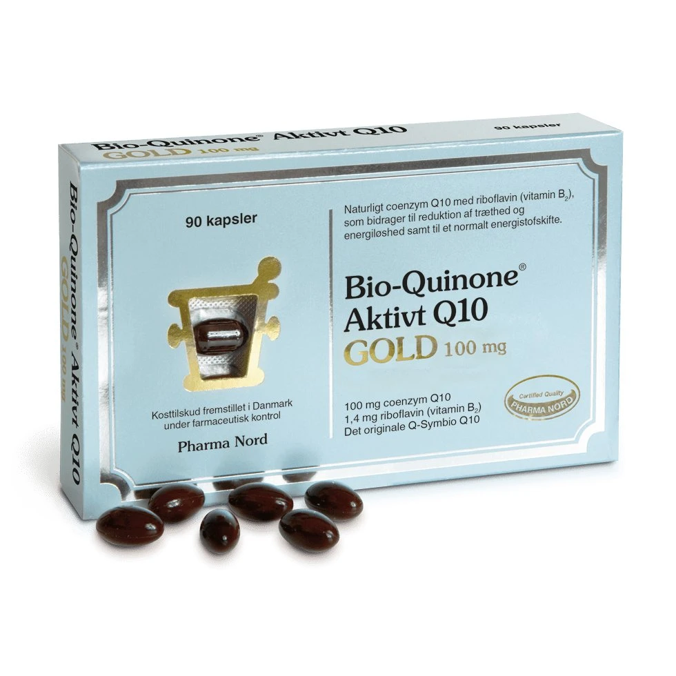 Pharma Nord Bio-Quinone Aktivt Q10 Gold 100 mg - 90 kapsler