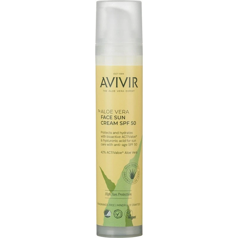 Avivir Sun Aloe Vera Sun Face SPF50 - 50 ml