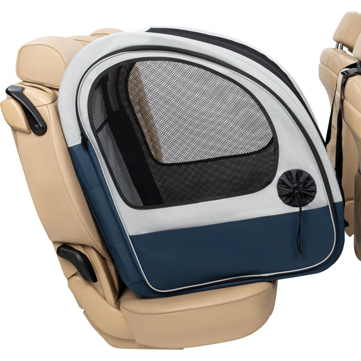 PetSafe Happy Ride Foldbar Hundetransportbur - Grå/Blå (27x19x28")