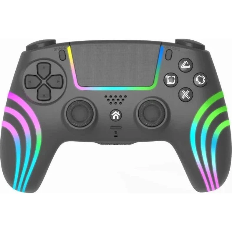 Deep Explorer Wave Wireless Controller - Black - PS4, PS3 & PC