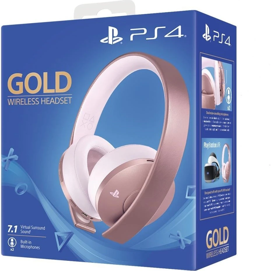 Sony Gold Wireless Headset Rose Gold til PS4
