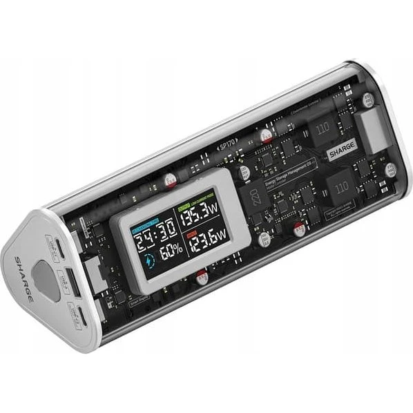 SHARGE 170 Powerbank 24000mAh 170W USB-C Hvid