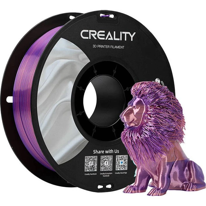 Creality CR-Silk PLA Filament Pink-Purple, 1.75mm, 1kg