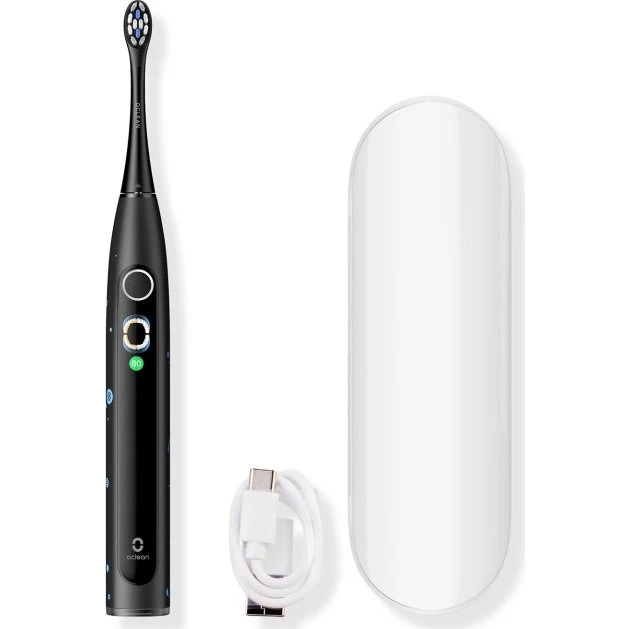 Oclean X Kids Set Elektrisk Tandbørste - Sort