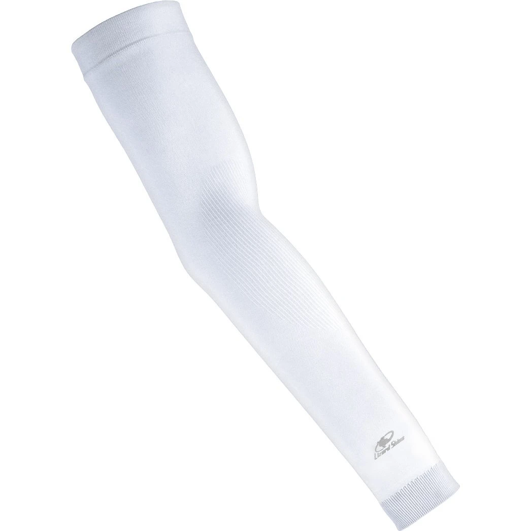 Lizard Skins Knit Compression Arm Sleeve - Hvid, YL/YXL