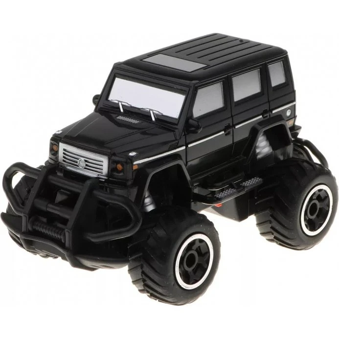 Radiostyrbar Off-Road Jeep, Sort, Skala 1:43