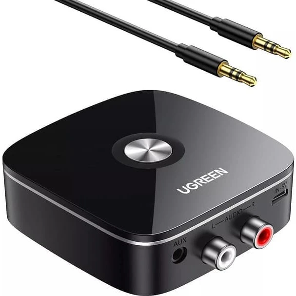 UGREEN Bluetooth 5.3 Audio Modtager med 3,5 mm og RCA Adapter