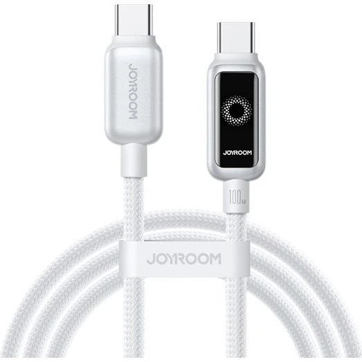 Joyroom S-A55 StarFlight 100W USB-C til USB-C Kabel, 1.2m - Hvid