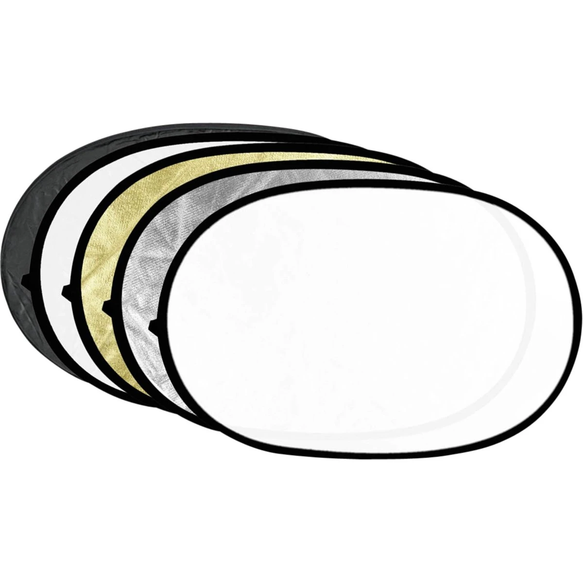 Godox RFT-05 5-i-1 Reflektor (80x120cm) - Guld, Sølv, Sort, Hvid