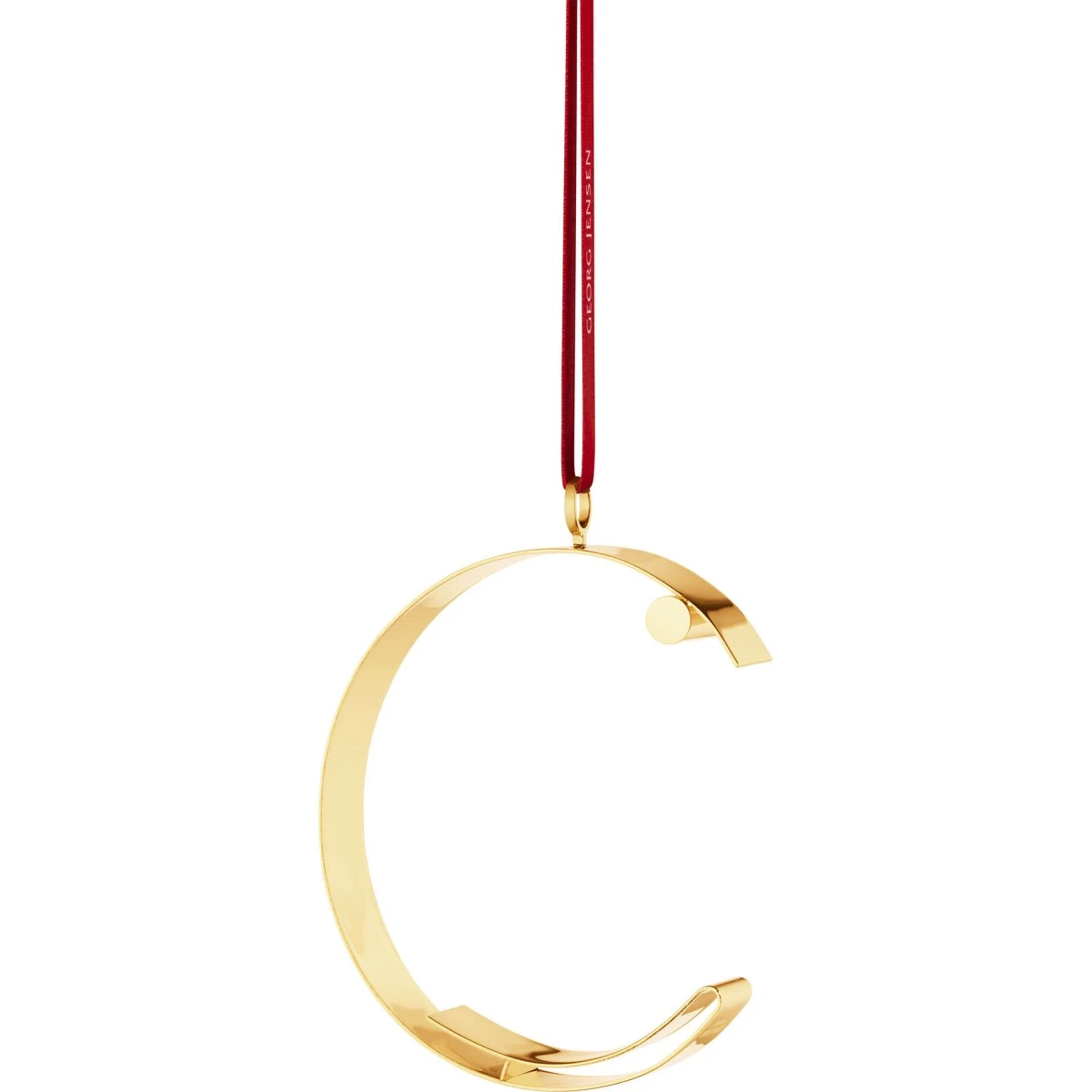 Georg Jensen Pyntbogstav C i forgyldt rustfrit stål