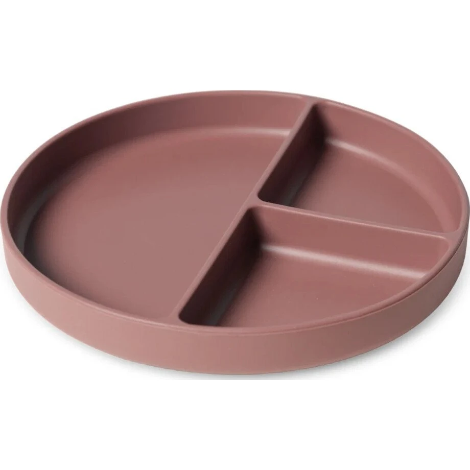 Nuuroo Mingo ruminddelt silikone tallerken - Mahogany