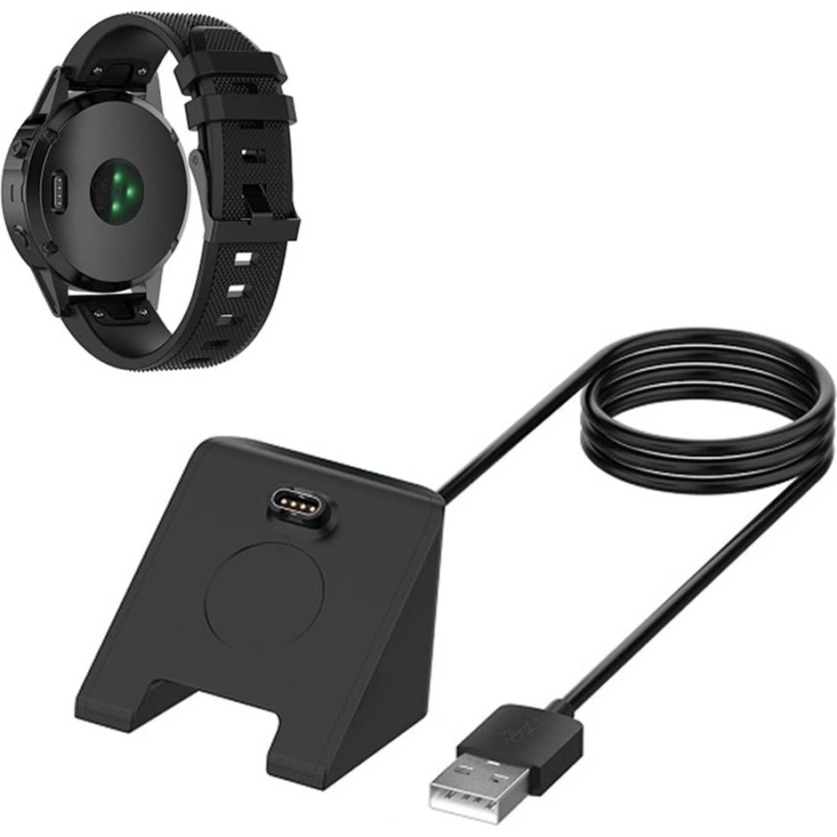 Garmin USB-oplader med datafunktion til Venu 3, Instinct 2X & Vivoactive 5
