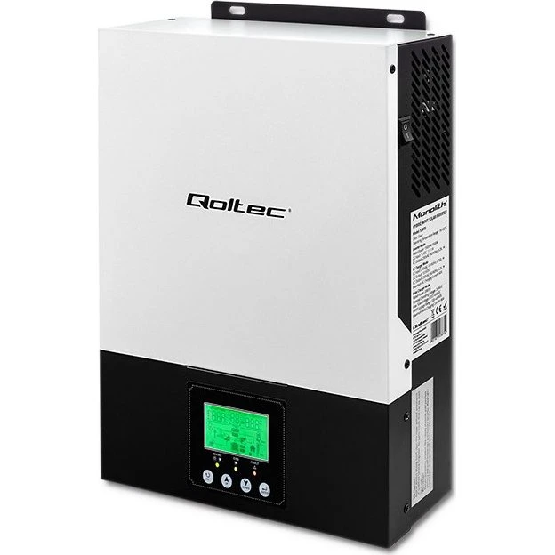 Qoltec 53875 Hybrid Solar Inverter - 1.5kW, 80A, Off-Grid