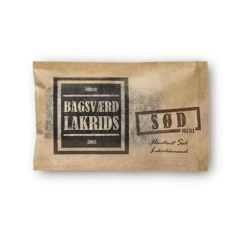 Bagsværd Lakrids Sød Mini - Håndlavet lakrids 40g