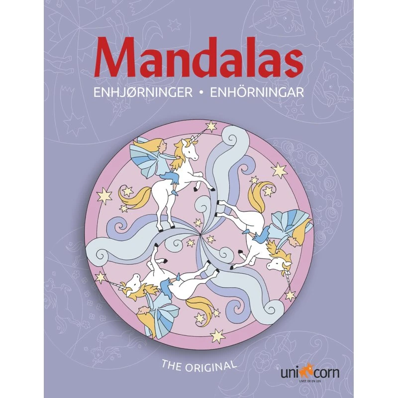 Mandalas med Enhjørninger – Malebog for Børn