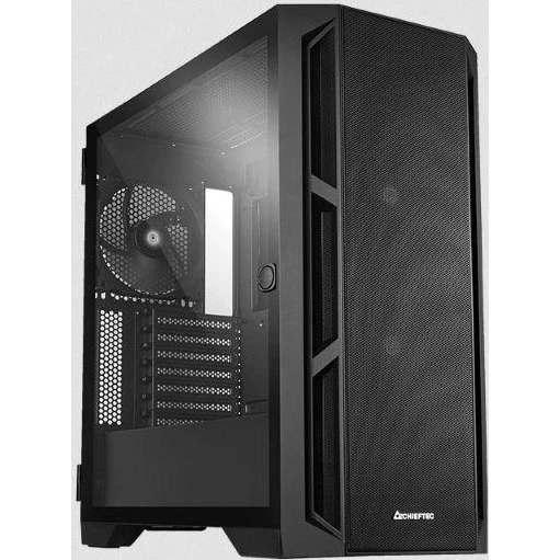 Chieftec APEX AIR GA-01B-M-OP Midi Tower PC-kabinet - Sort