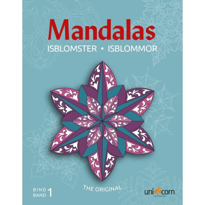 Mandalas med Isblomster - Bind 1 (Malebog)