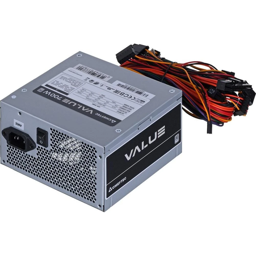 Chieftec Value APB-700B8 700W ATX Strømforsyning - Sølv