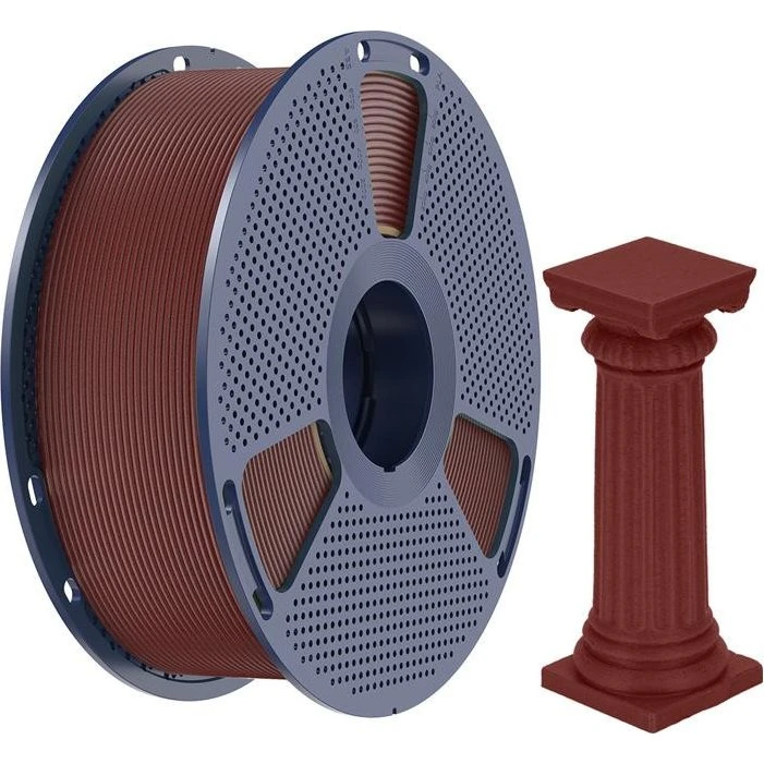 Sunlu PLA High-Speed Marble Filament 1.75mm, 1kg - Brick Red