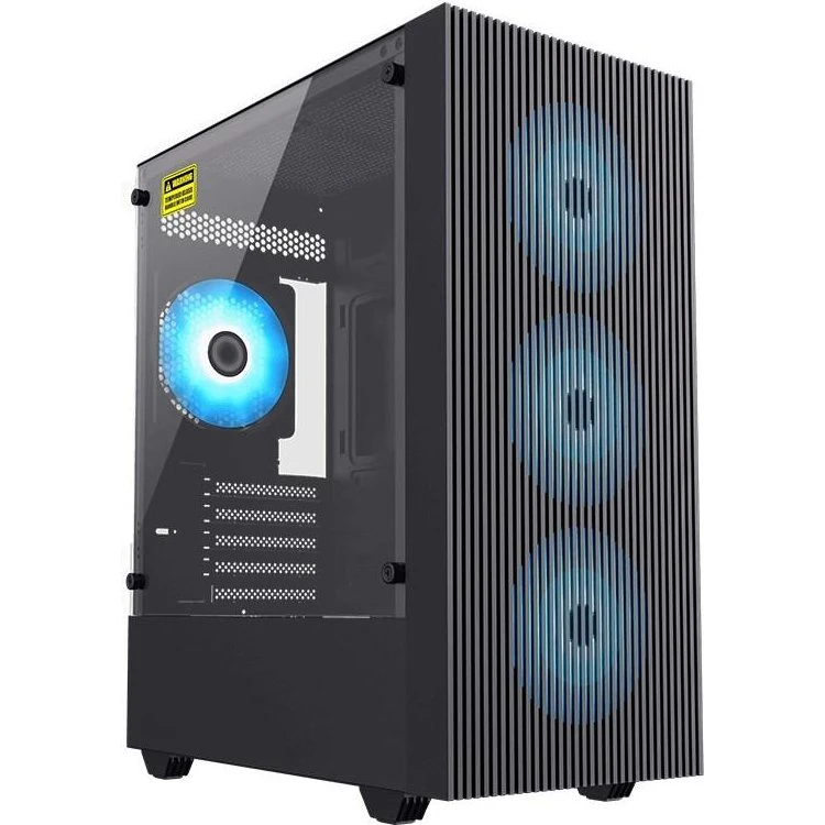 GameMax Edge Mini Tower PC-kabinet - Sort
