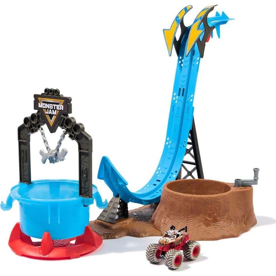 Monster Jam Mud Blasters Monster Mutt Dalmatian Dunk Tank