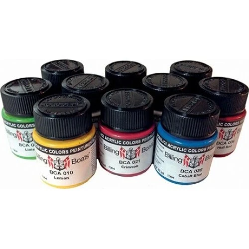 Billing Boats Akrylmaling - Mediterranean Blue 22 ml - BCA018