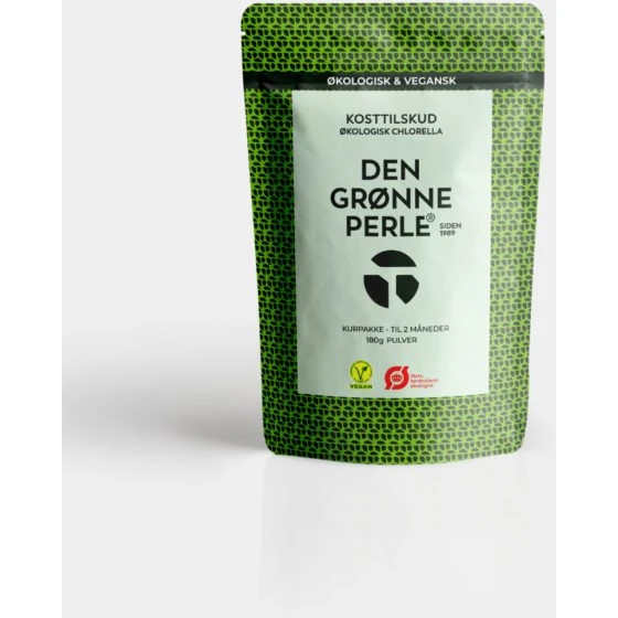 Chlorella - Den Grønne Perle pulver 180 g