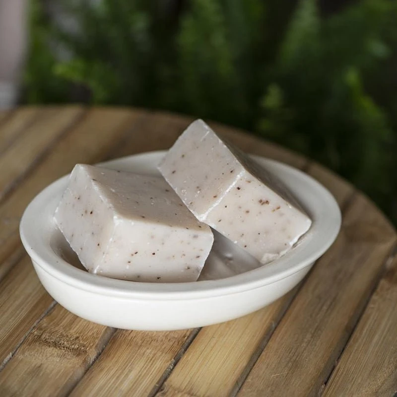 Ib Laursen 2-delt sæbeskål i porcelæn - Creme