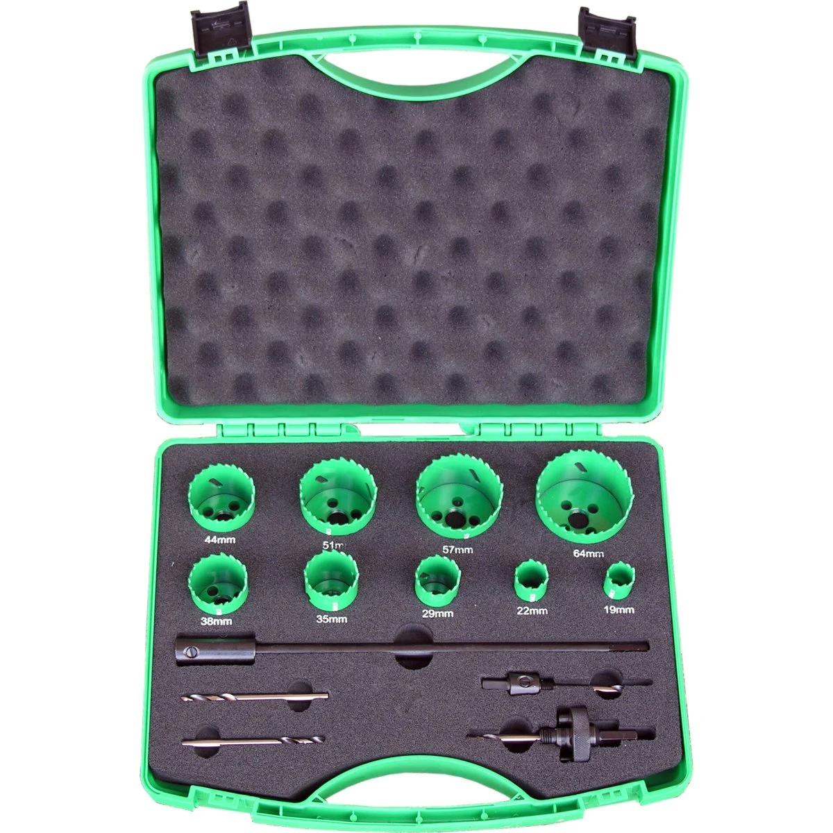 DJ Tools Hulsavsæt Bimetal 19-64 mm - 9 stk. med holdere