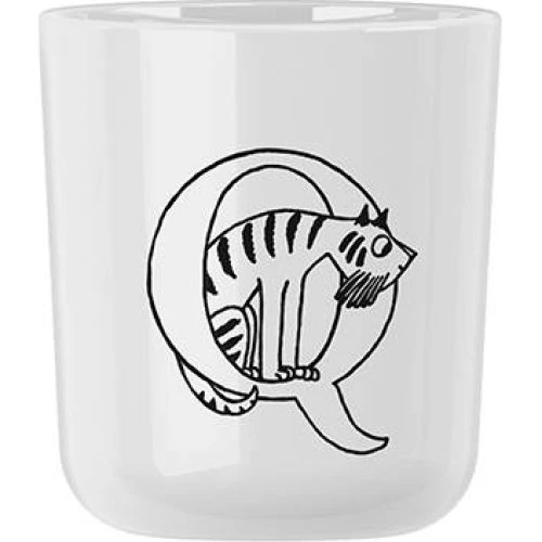Rig-Tig Moomin ABC kop, 0,2 l - Moomin White