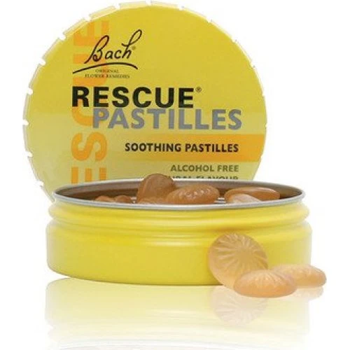 Bach Rescue Pastiller med Hyldeblomst & Appelsin, 50 g